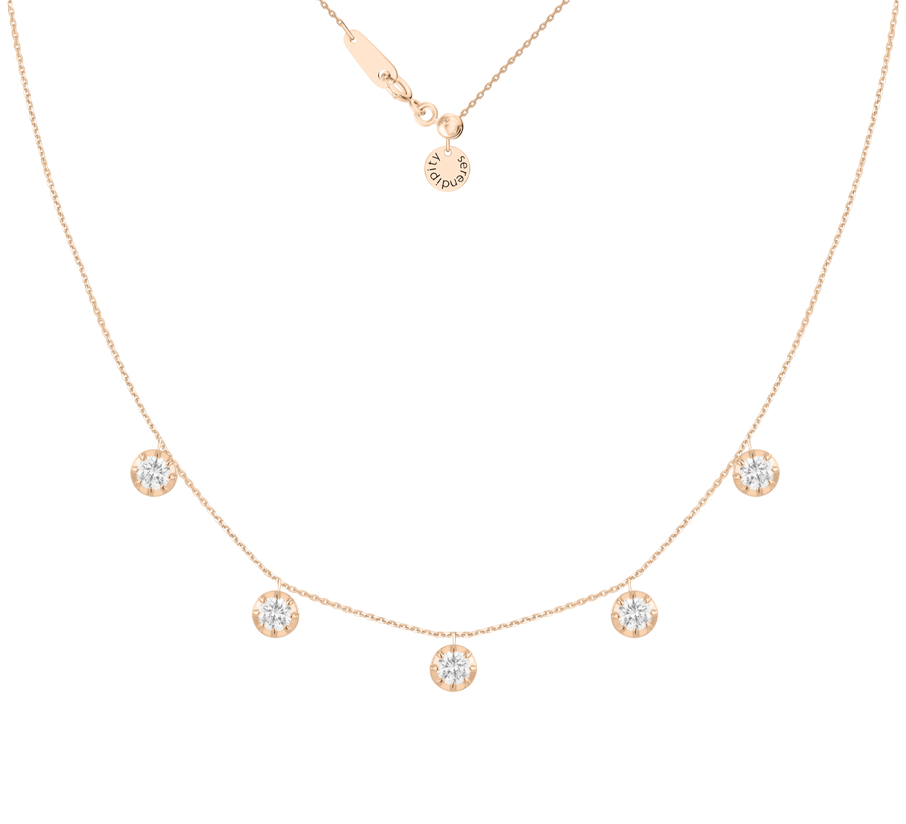 Колье Serendipity Timeless EJN0002RG - фото 1 – Mercury