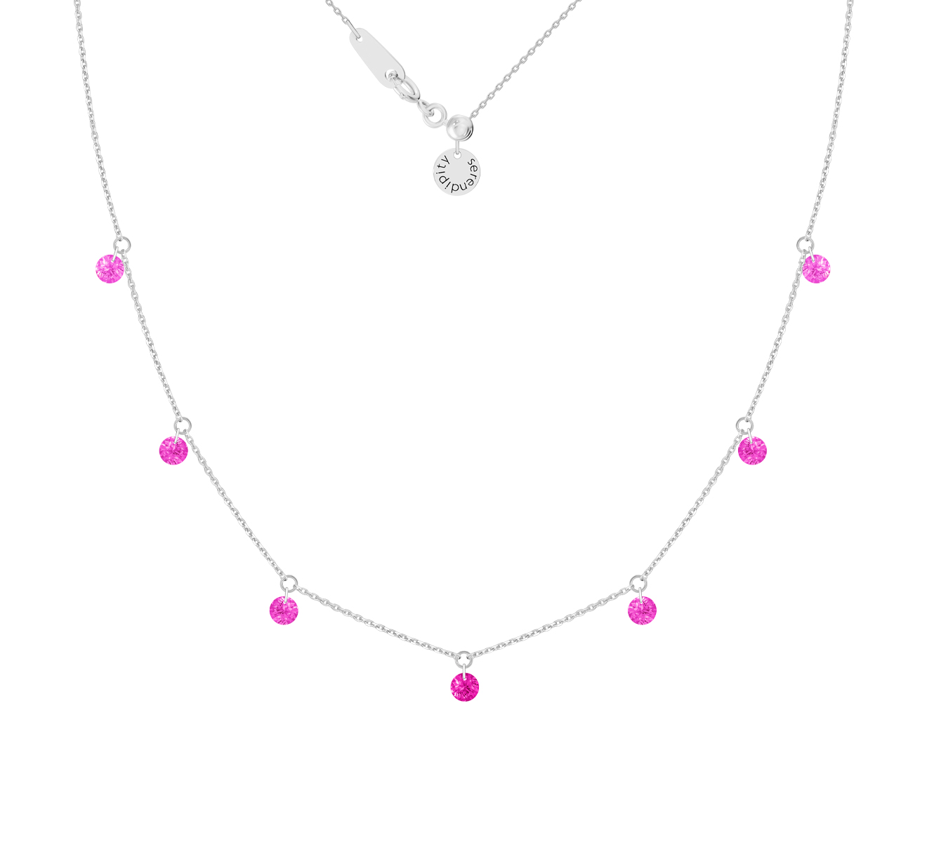 Колье Serendipity Infinity EJN0165AW - фото 1 – Mercury