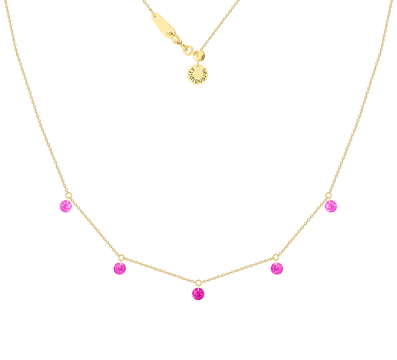 Колье Serendipity Infinity EJN0170AY - фото 1 – Mercury