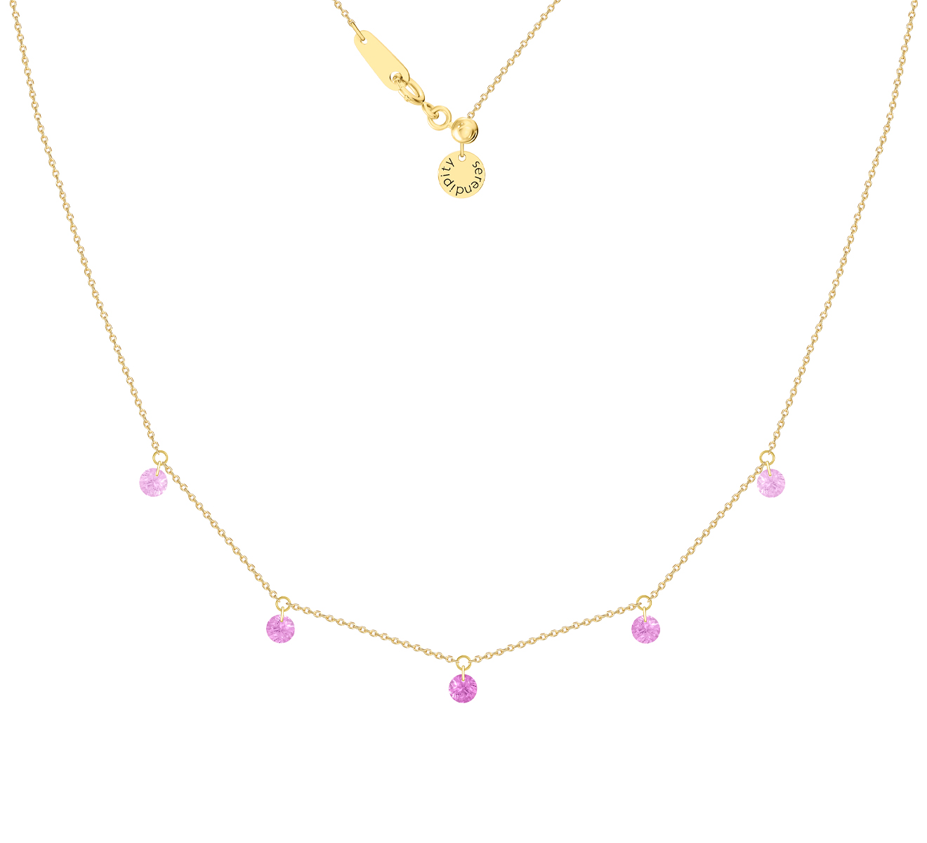 Колье Serendipity Infinity EJN0170BY - фото 1 – Mercury