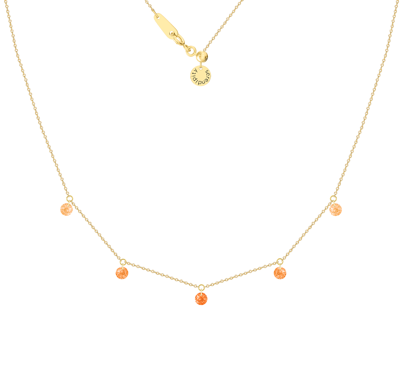 Колье Serendipity Infinity EJN0170DY - фото 1 – Mercury