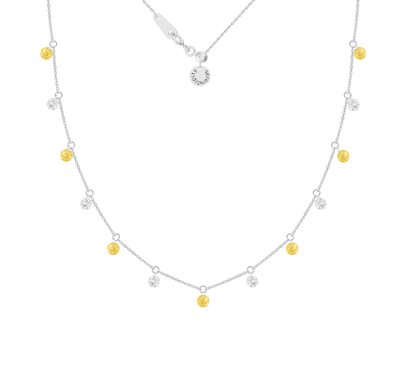 Колье Serendipity Infinity EJN0175W - фото 1 – Mercury