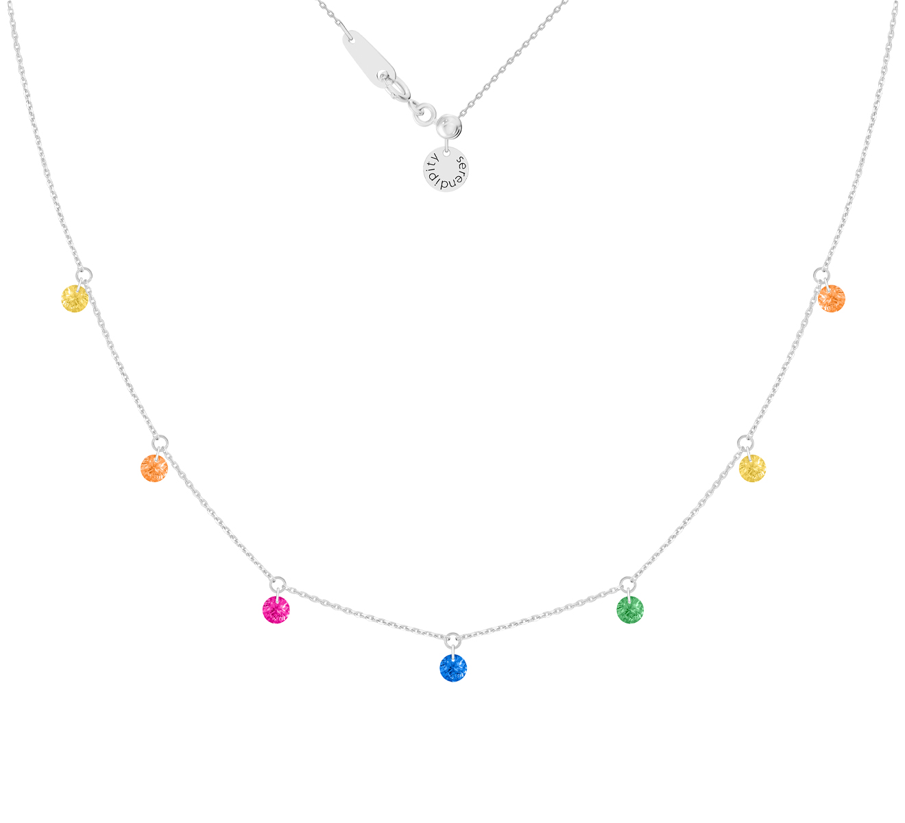 Колье Serendipity Infinity EJN0176W - фото 1 – Mercury