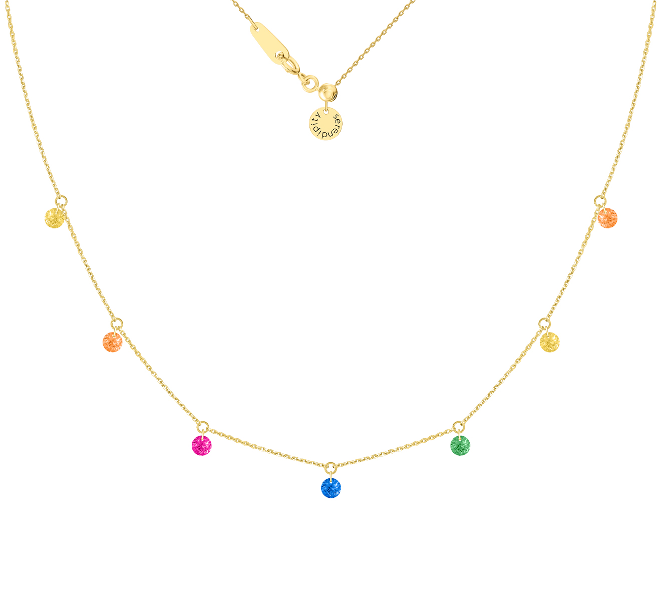 Колье Serendipity Infinity EJN0176Y - фото 1 – Mercury