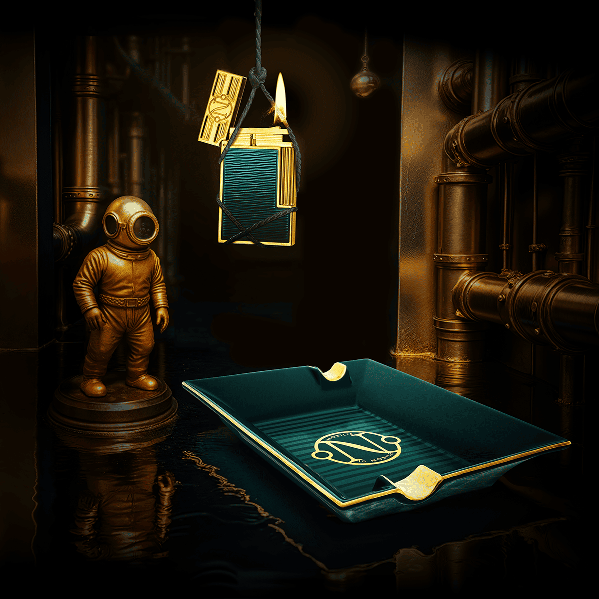 Пепельница 20,000 Leagues Under The Sea S.T. Dupont Limited Edition 6452 - фото 4 – Mercury