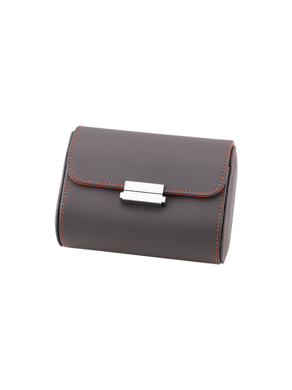 POCHETTE DUO GREY/ORANGE P
