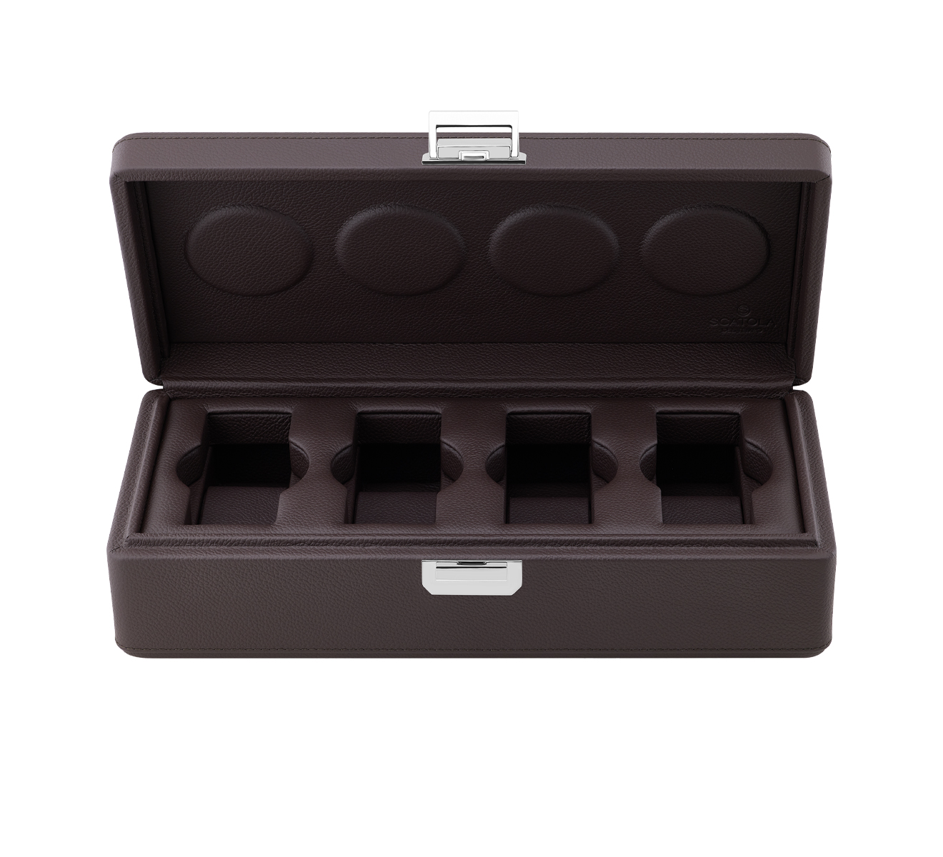Коробка для часов SCATOLA del TEMPO Watch Cases VALIGETTA 4 CHOCOLATE P - фото 1 – Mercury
