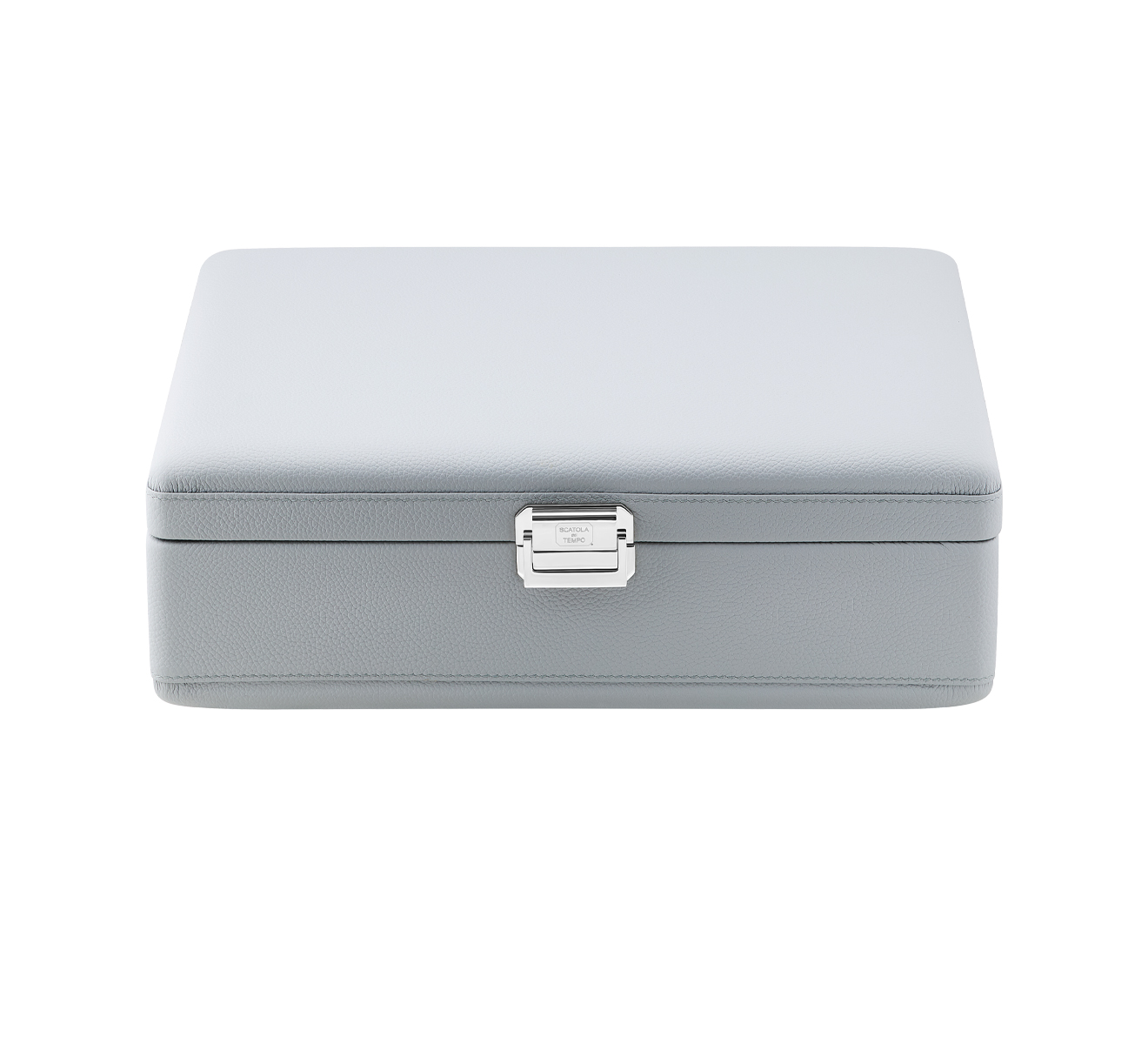 Коробка-чемодан для часов SCATOLA del TEMPO Watch Cases VALIGETTA 8 COMPACT NO HANDLE GREY/GREEN P - фото 2 – Mercury