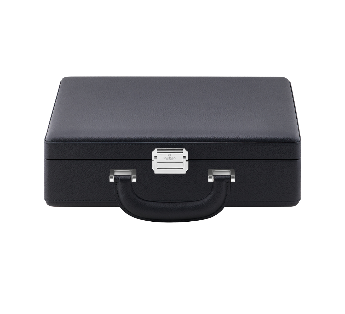 Кейс для часов SCATOLA del TEMPO Watch Cases VALIGETTA 8 COMPACT HANDLE BLACK P - фото 2 – Mercury