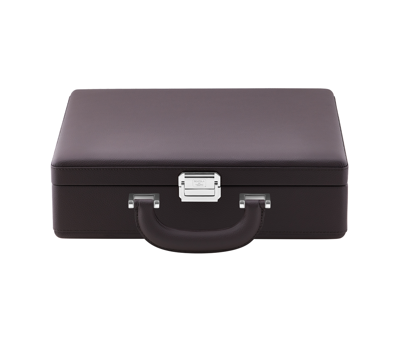 Кейс для часов SCATOLA del TEMPO Watch Cases VALIGETTA 8 COMPACT HANDLE CHOCOLATE P - фото 2 – Mercury