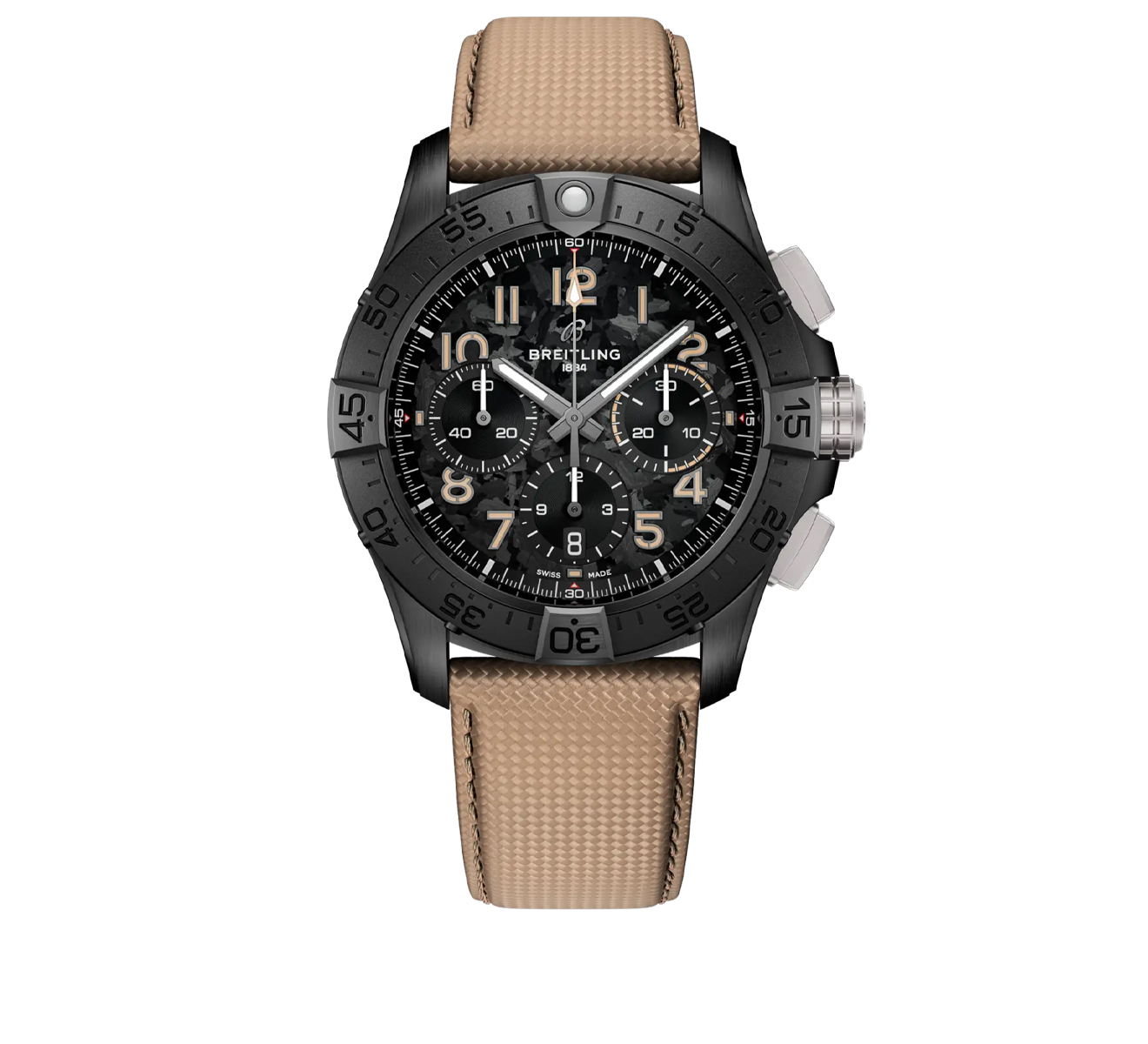 Часы Avenger B01 Chronograph 42 Night Mission Breitling Avenger SB0146101B1X1 - фото 1 – Mercury