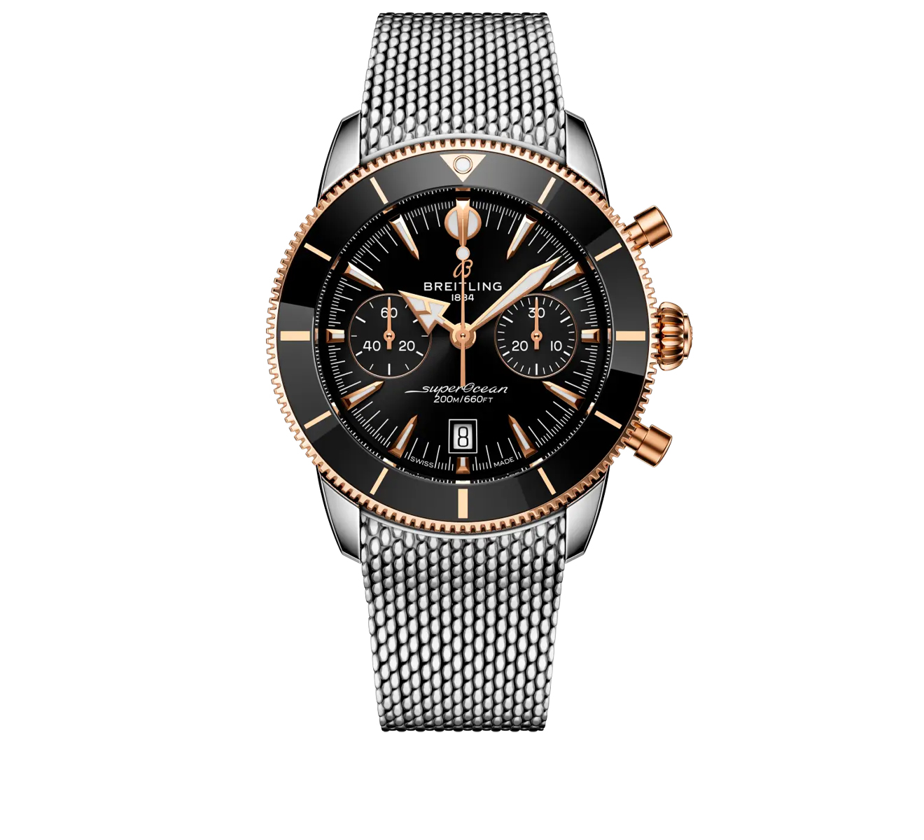 Часы Superocean Heritage В01 Chronograph Breitling Superocean Heritage UB0156H11B1A1 - фото 1 – Mercury