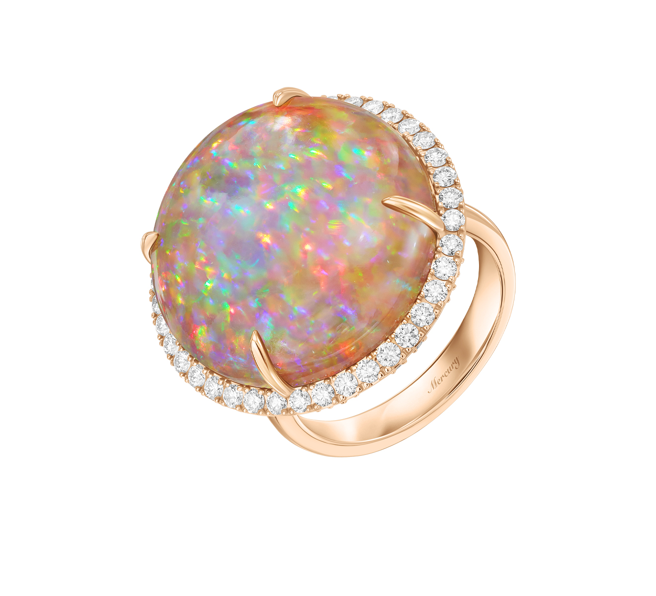 Кольцо Mercury Gems MR32125PDOP - фото 1 – Mercury