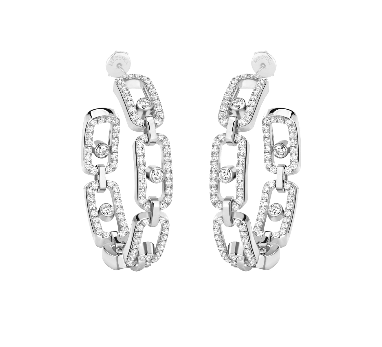 Серьги MESSIKA Move Link 12716-WG - фото 1 – Mercury