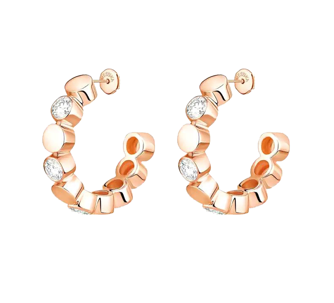 Серьги MESSIKA D-Vibes 13450-PG - фото 1 – Mercury