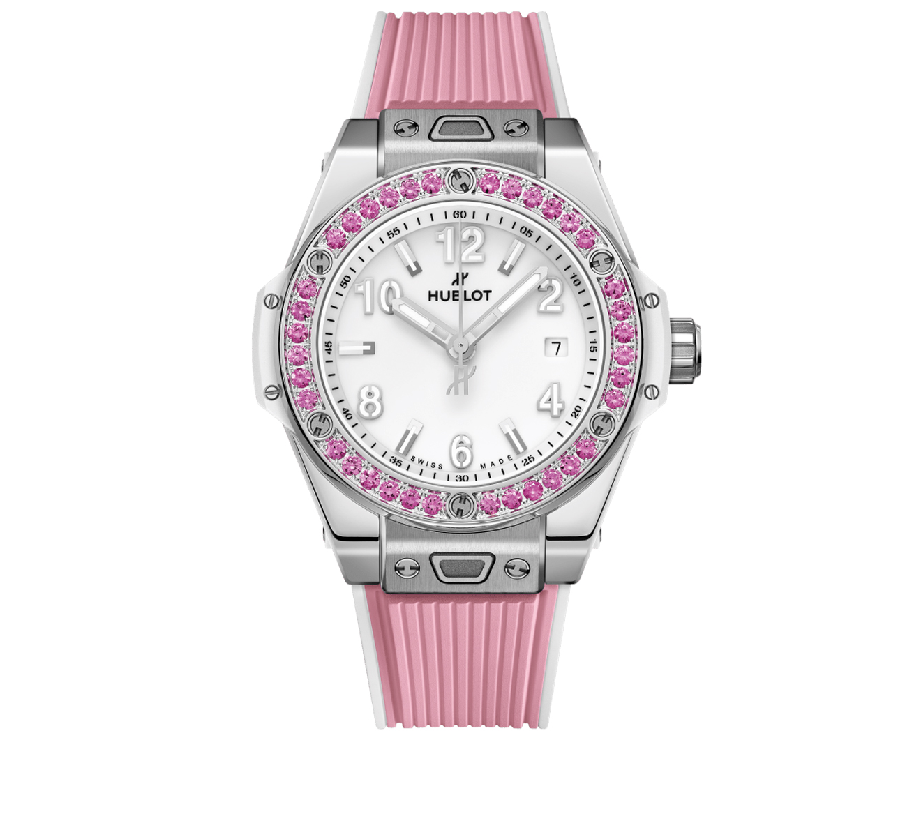 Часы One Click Joyful Steel Pink HUBLOT Big Bang 485.SP.2210.RX.1233 - фото 1 – Mercury