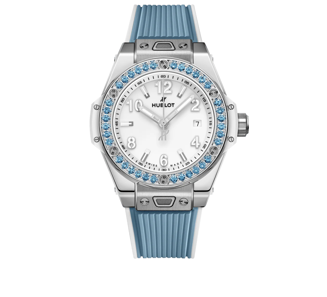 Часы One Click Joyful Steel Sky Blue HUBLOT Big Bang 485.SL.2210.RX.1207 - фото 1 – Mercury