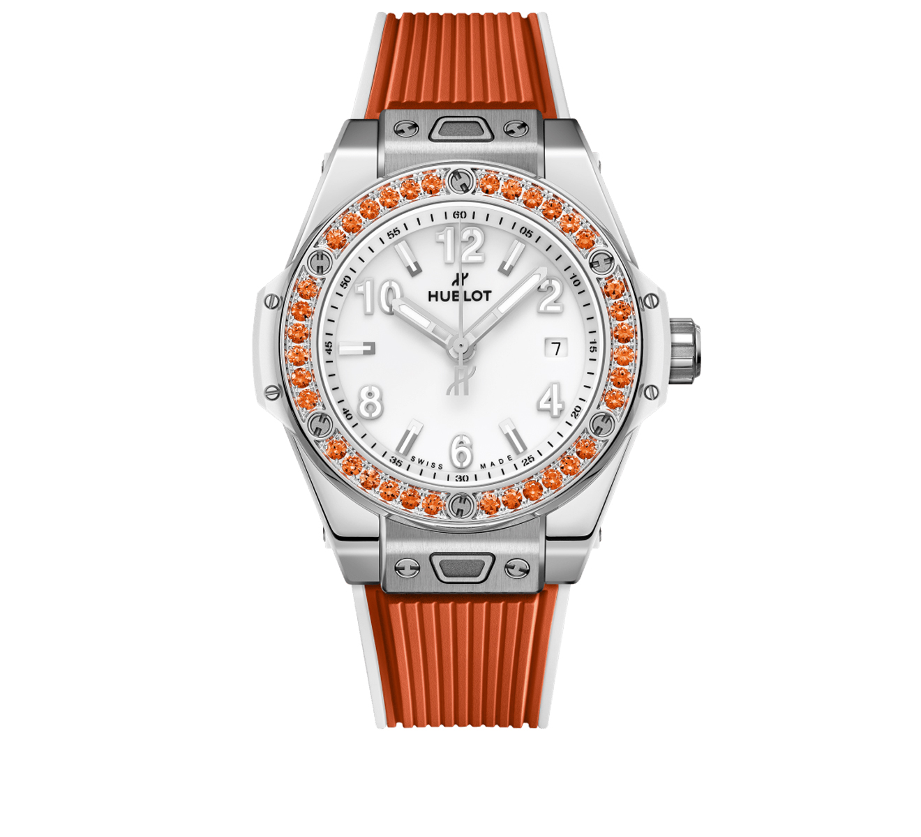 Часы One Click Joyful Steel Orange HUBLOT Big Bang 485.SO.2210.RX.1206 - фото 1 – Mercury