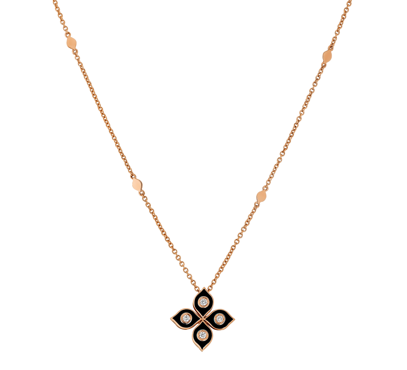 Колье CASATO Mikou CH-690BT-P-BKC16 - фото 1 – Mercury