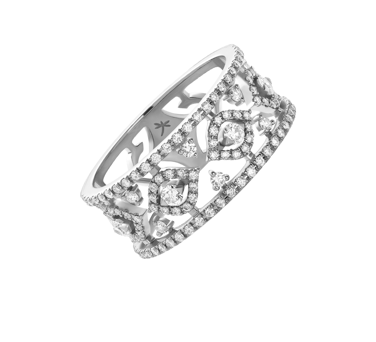 Кольцо CASATO Montmartre MX-1725BT-W - фото 1 – Mercury