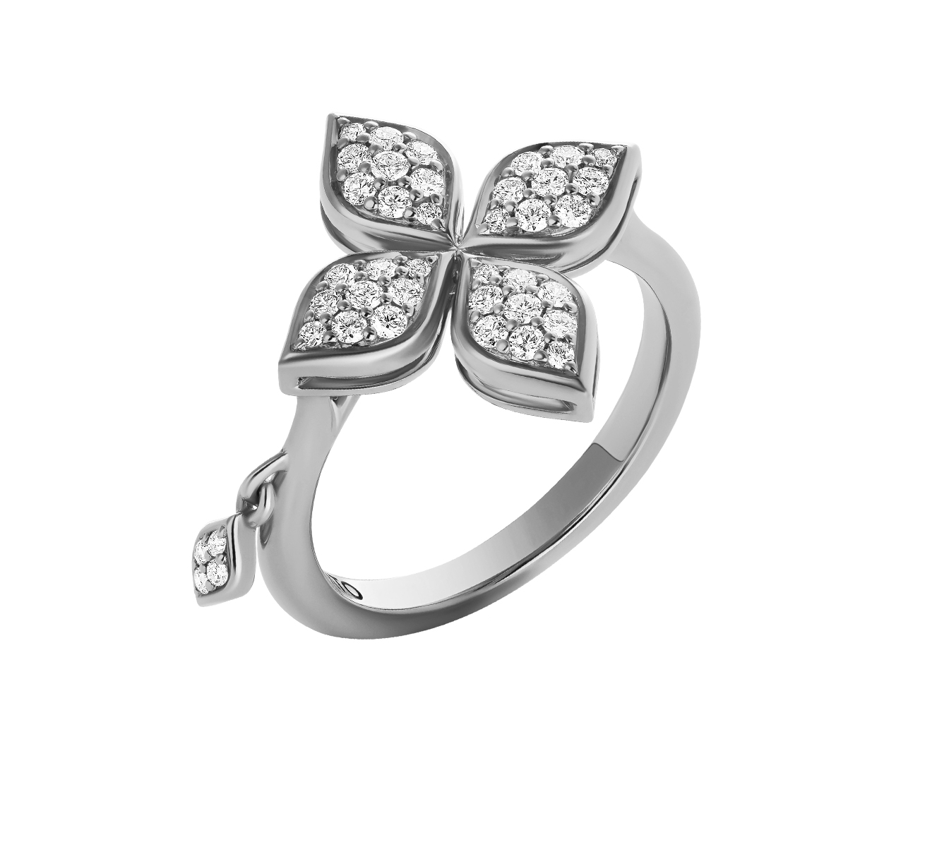 Кольцо CASATO Mikou MX-1745BT-W - фото 1 – Mercury