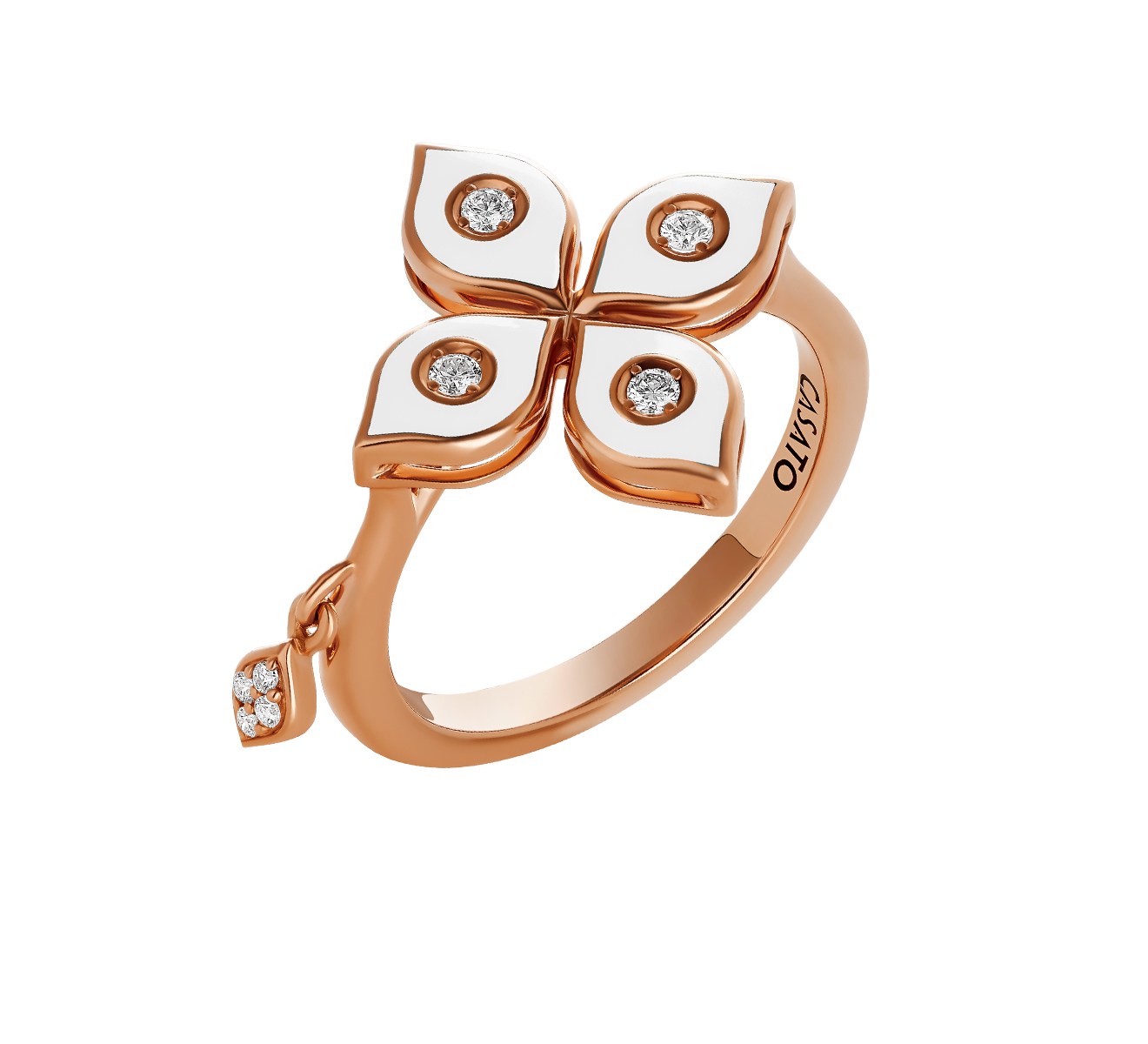 Кольцо CASATO Mikou MX-1746BT-P-WC1 - фото 1 – Mercury