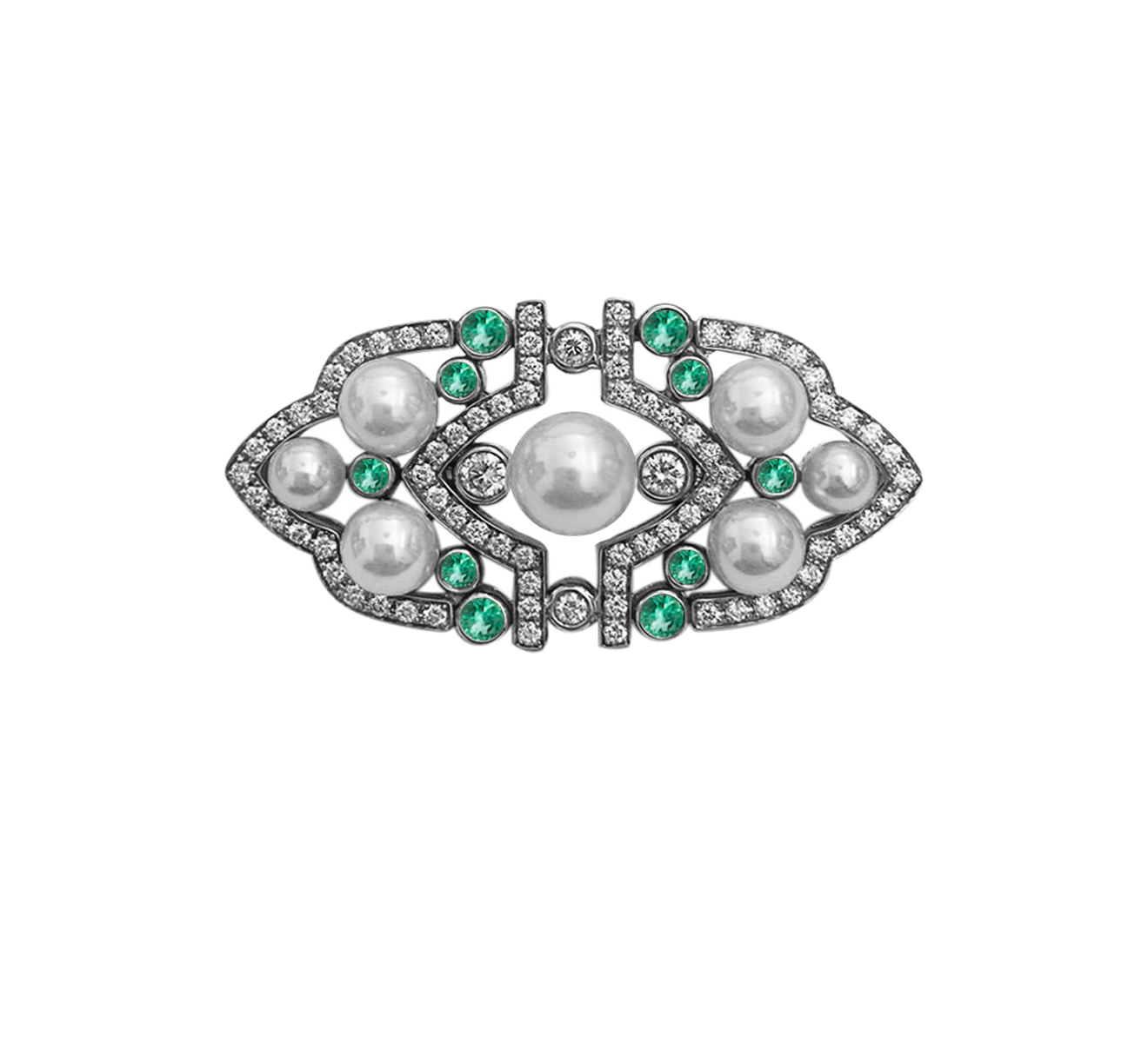 Брошь Utopia Art Deco YDSP1BS - фото 1 – Mercury