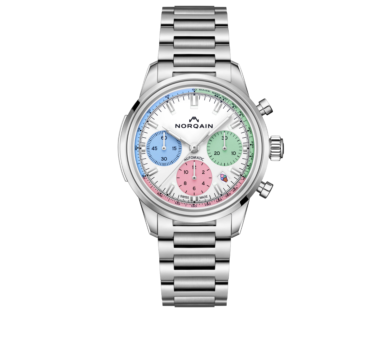 Часы Freedom 60 Chrono Enjoy Life Special Edition NORQAIN Freedom N2201.19S01.C01.S01 - фото 1 – Mercury