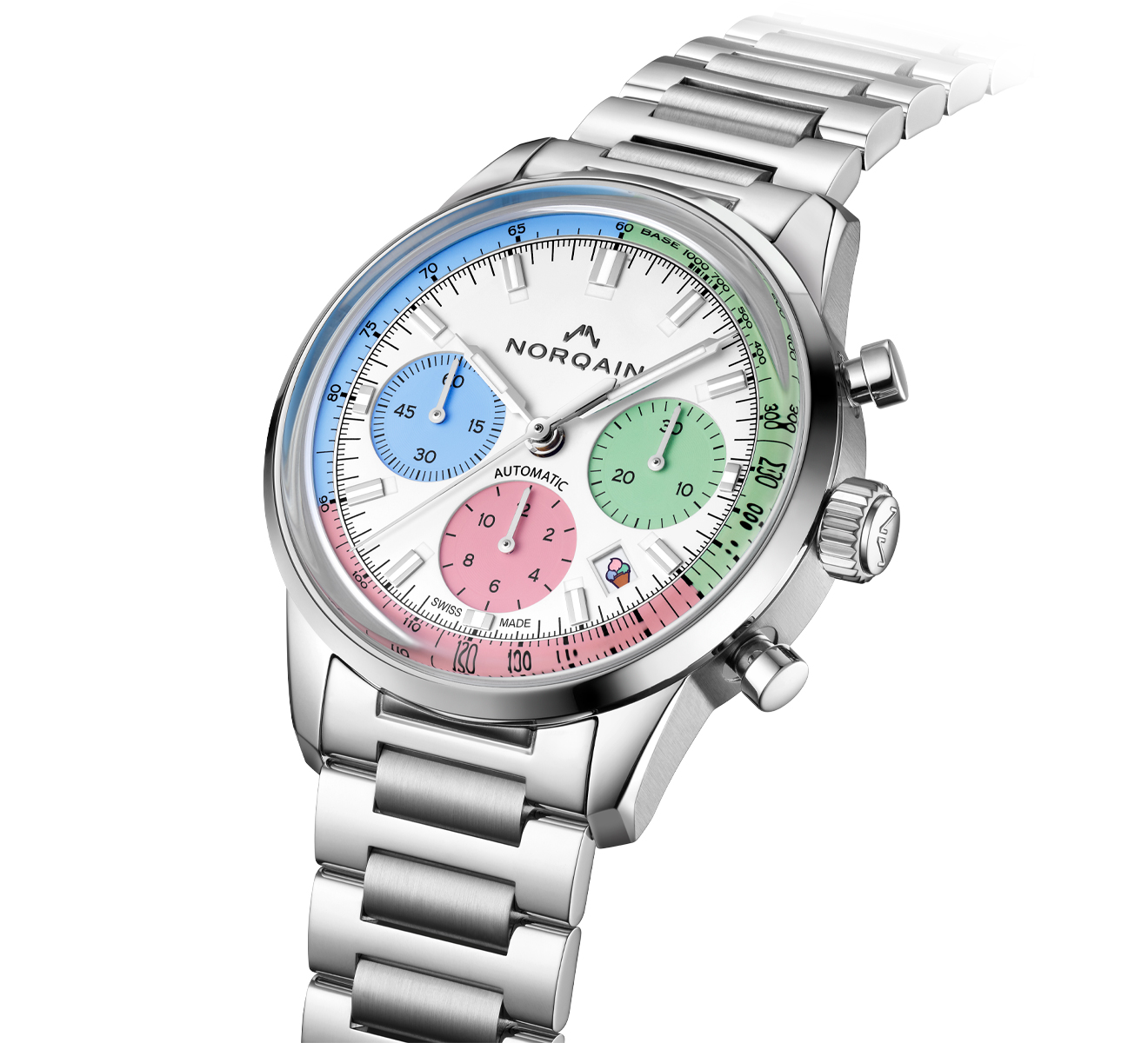 Часы Freedom 60 Chrono Enjoy Life Special Edition NORQAIN Freedom N2201.19S01.C01.S01 - фото 3 – Mercury