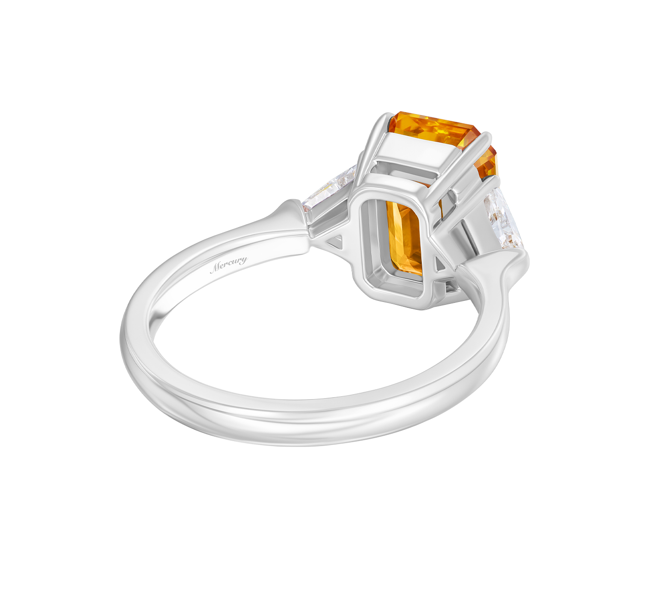 Кольцо Mercury Gems MR20431WDSY - фото 3 – Mercury