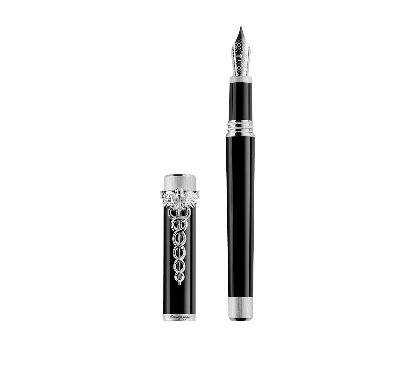 Перьевая ручка Montegrappa Zero Caduceus ISZEC2IP - фото 1 – Mercury