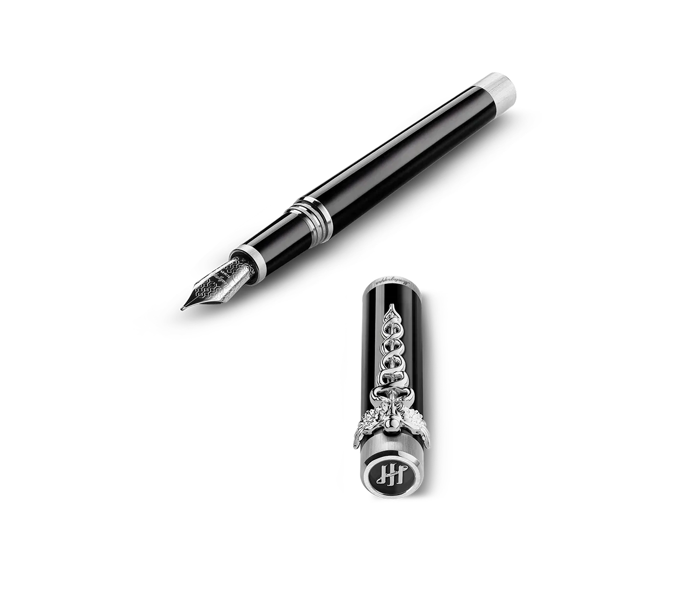 Перьевая ручка Montegrappa Zero Caduceus ISZEC2IP - фото 3 – Mercury