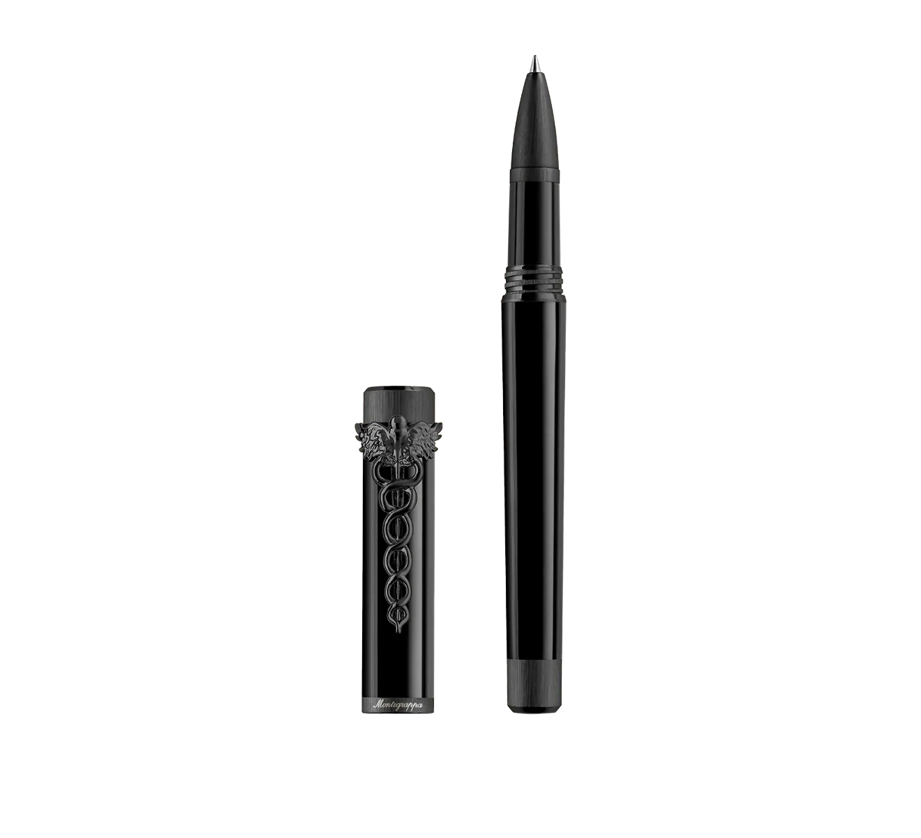 Ручка-роллер Montegrappa Zero Caduceus ISZECRIC - фото 1 – Mercury