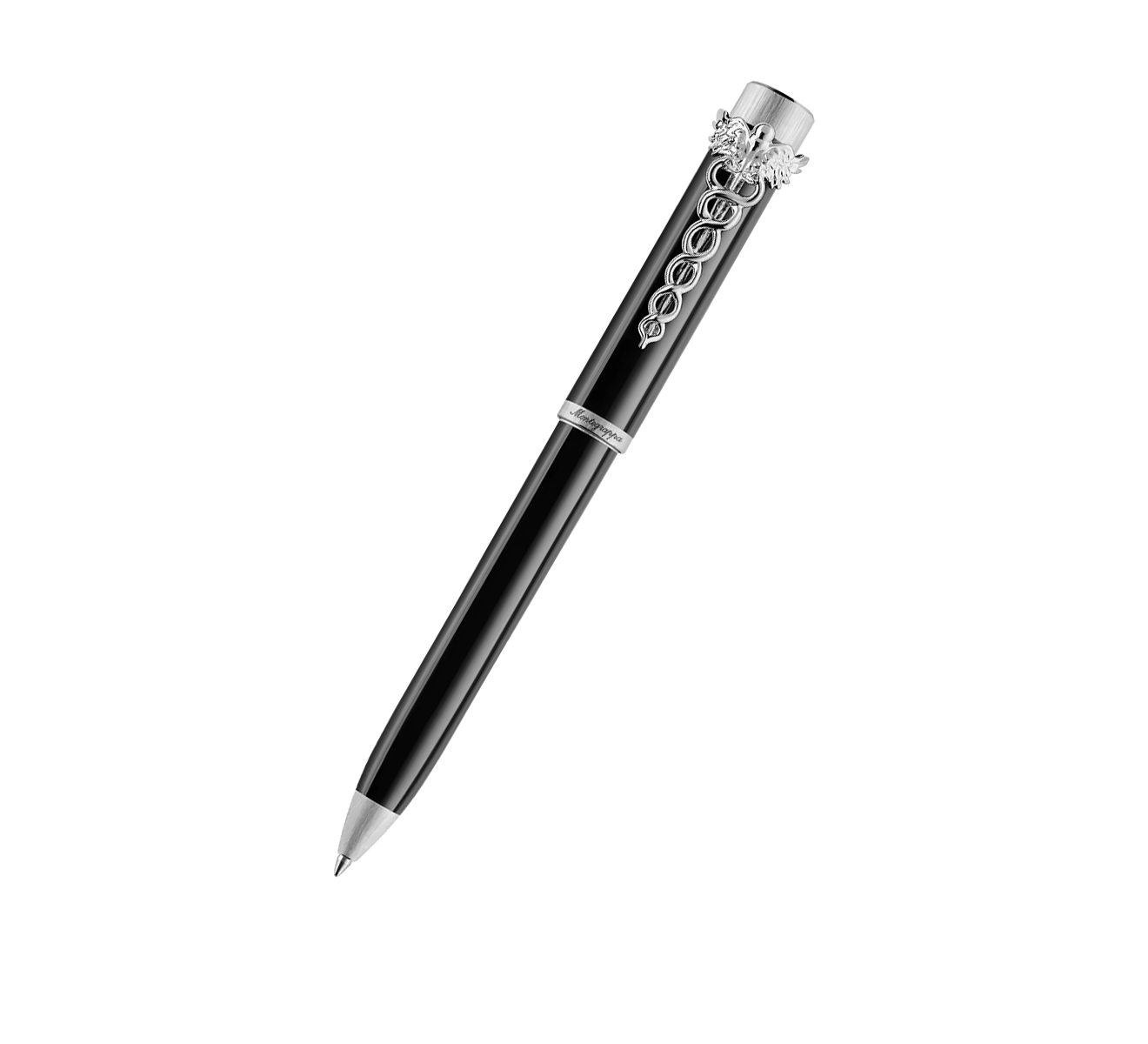 Шариковая ручка Montegrappa Zero Caduceus ISZECBIP - фото 2 – Mercury
