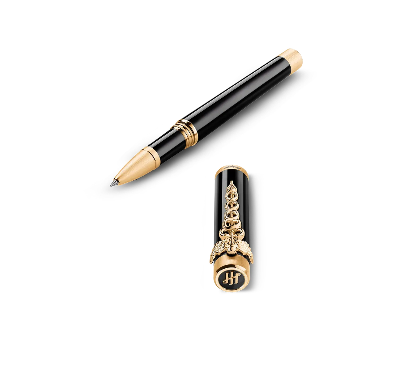 Ручка-роллер Montegrappa Zero Caduceus ISZECRIY - фото 3 – Mercury