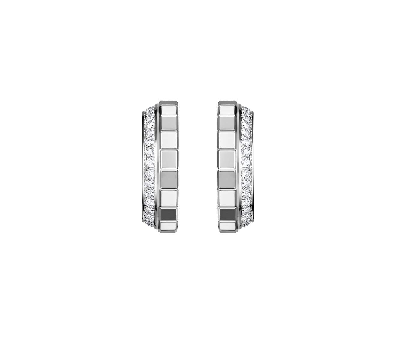 Серьги Chopard Ice Cube 837008-1001 - фото 1 – Mercury