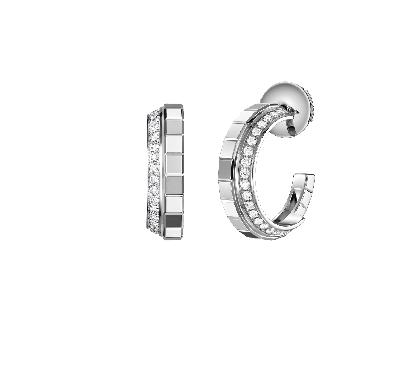Серьги Chopard Ice Cube 837008-1001 - фото 2 – Mercury