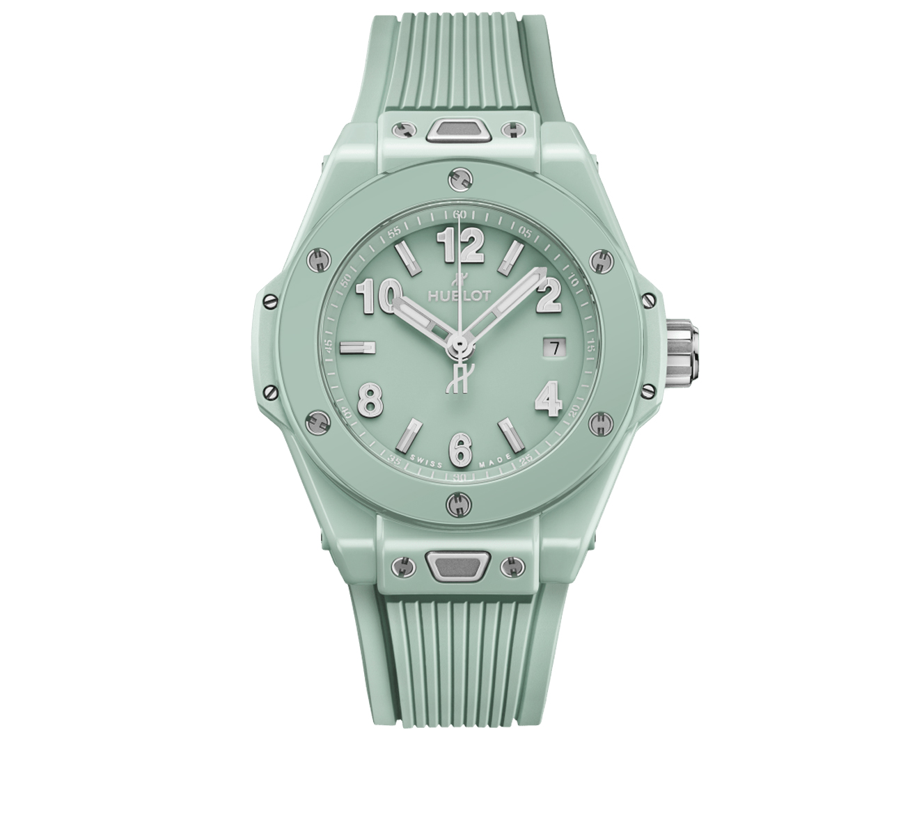Часы One Click Mint Green Ceramic HUBLOT Big Bang 485.GS.5271.RX - фото 1 – Mercury