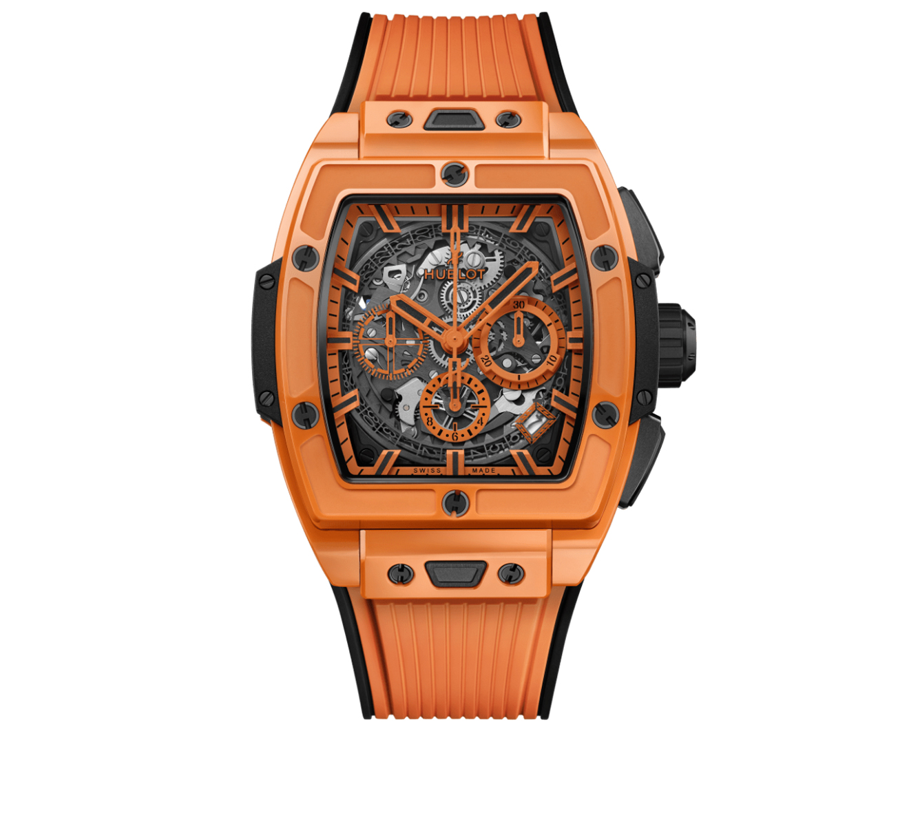 Часы Orange Ceramic HUBLOT Spirit of Big Bang 642.CU.0110.RX - фото 1 – Mercury