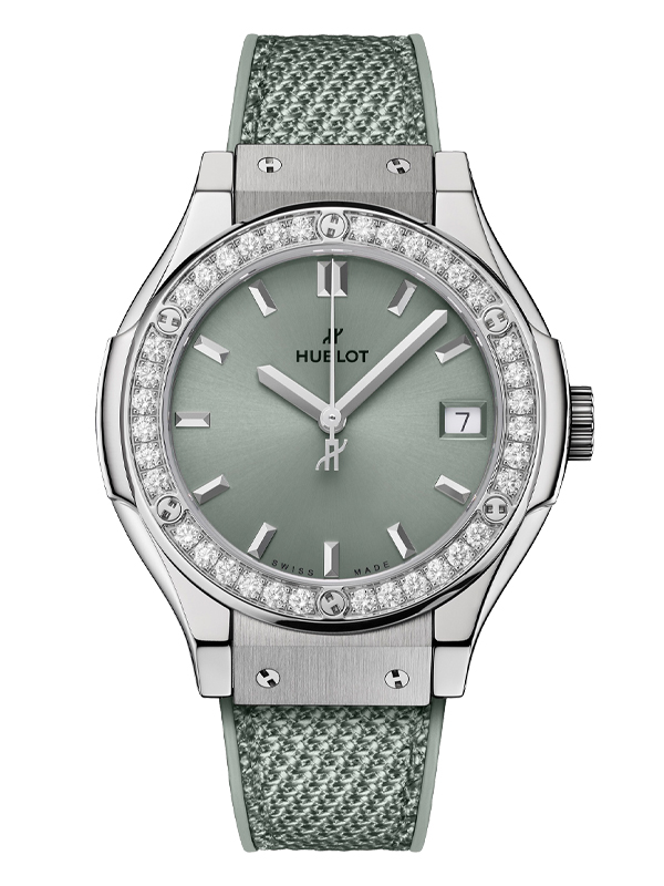 Часы Sage Green Diamonds