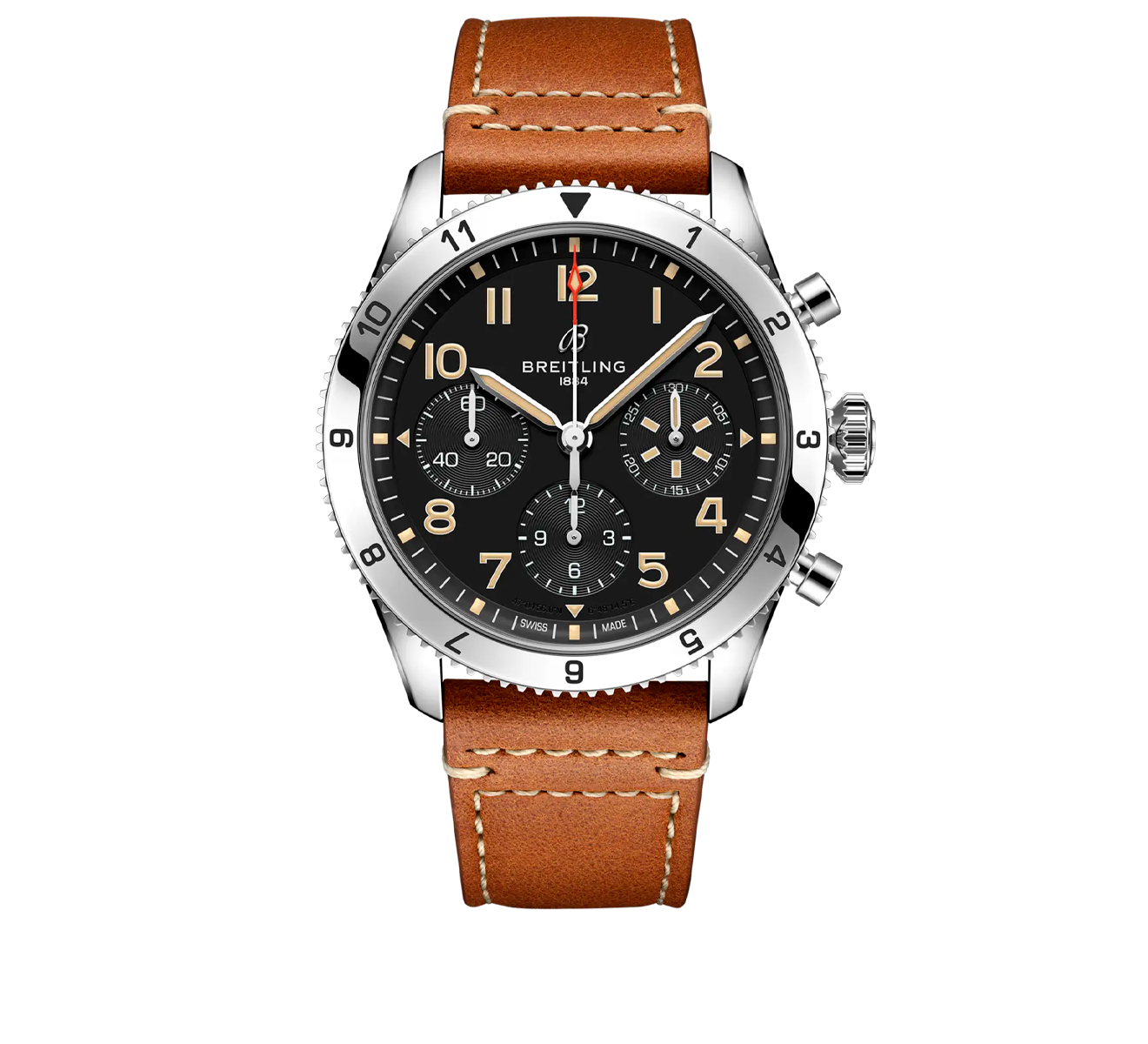 Часы Classic Avi Chronograph 42 Mustang Breitling Classic Avi A233803A1B1X1 - фото 1 – Mercury