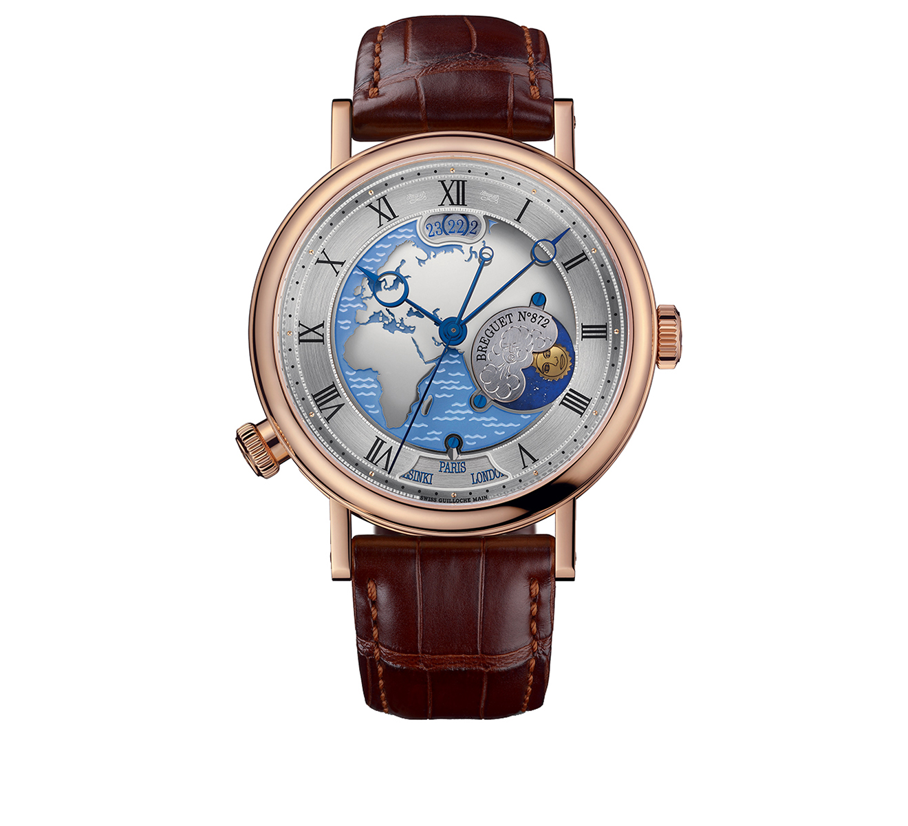 Часы Hora Mundi Breguet Classique 5717BR EU 9ZU, 43 мм, розовое