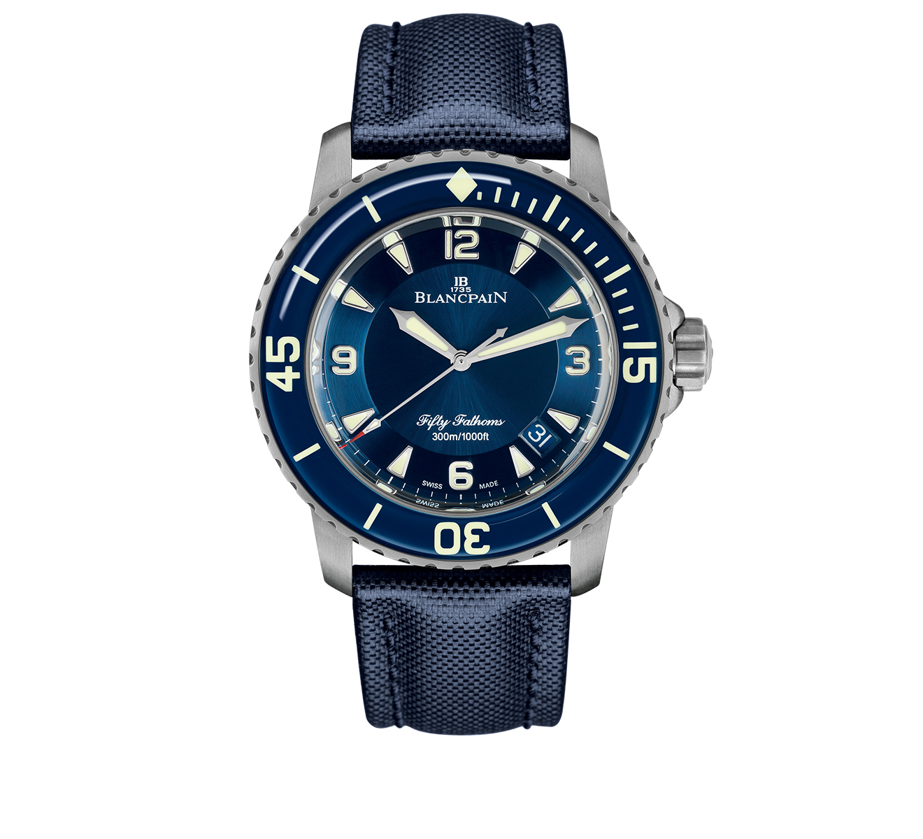 Automatique Blancpain Fifty Fathoms 5015 12B40 O52A 45 Mercury