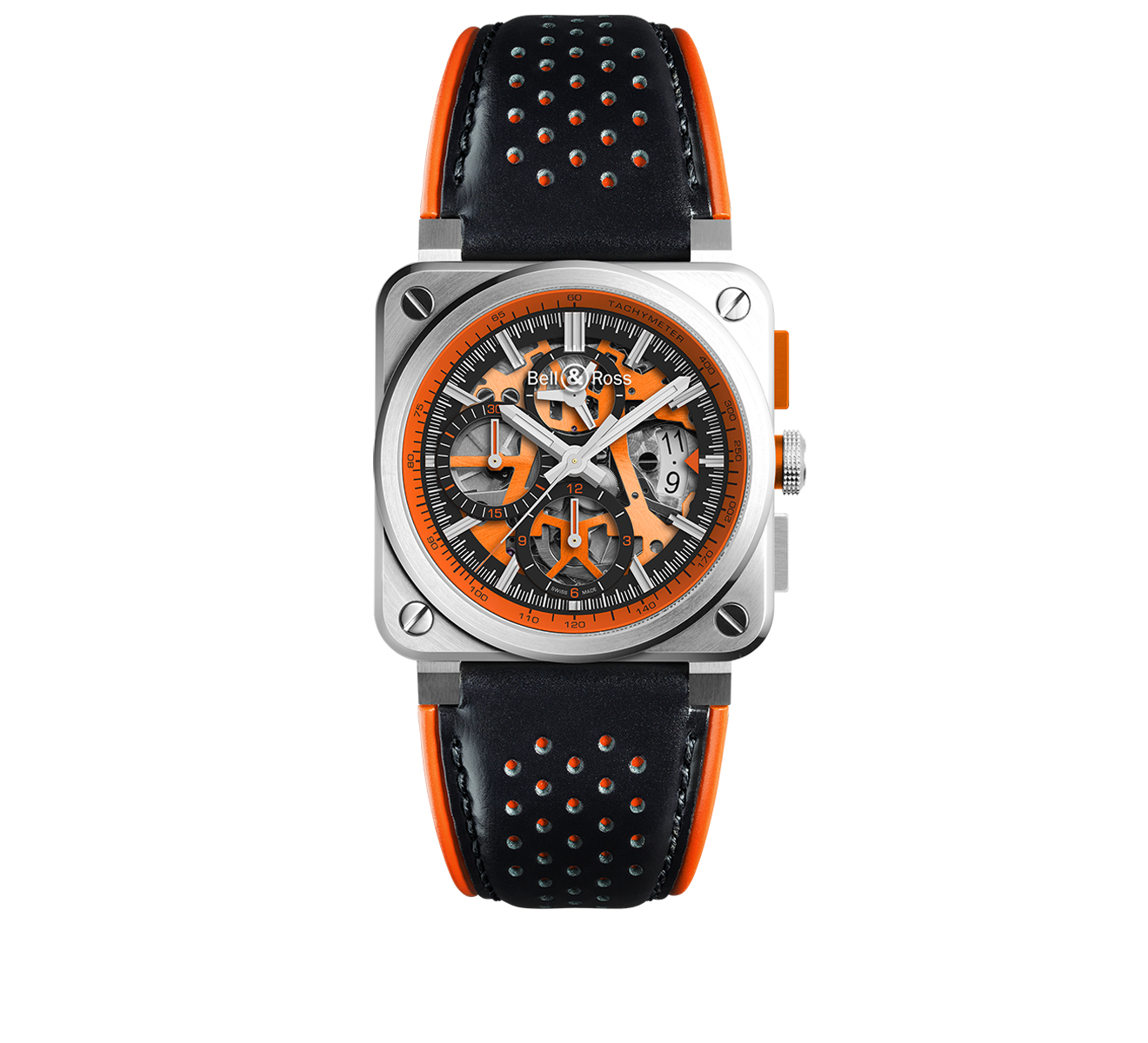 Aero GT Orange Bell Ross BR 03 BR0394 SC ORA SCA