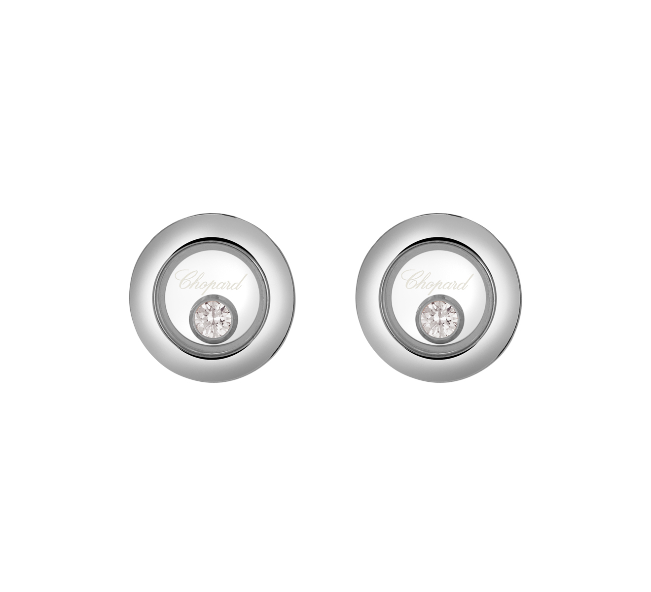 Icons Round Chopard Happy Diamonds 83A017 1001 Mercury