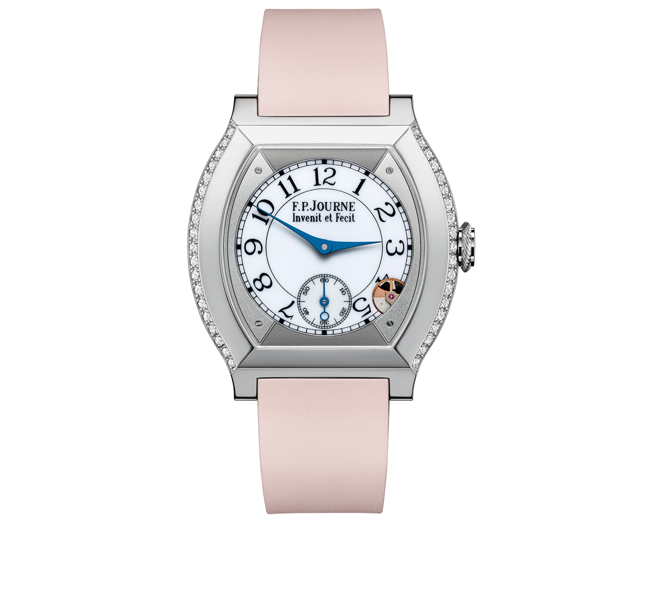 40 mm Titanium F.P.Journe Elegante ELEGANTE 40TI 1ROW DIAM ROSE RUBBER 40x35 Mercury