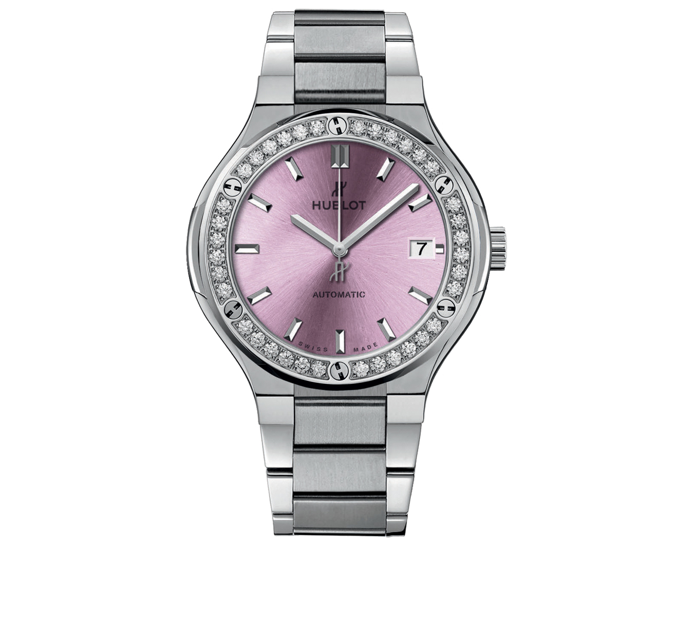 Titanium Pink Bracelet HUBLOT Classic Fusion 568.NX.891P.NX.1204 38 Mercury