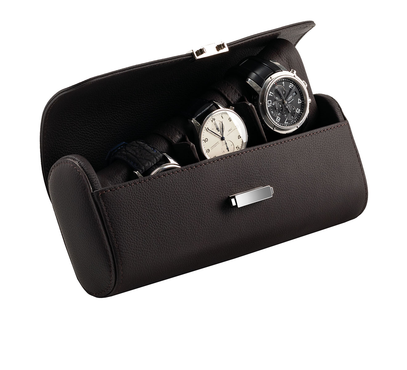Футляр для часов SCATOLA del TEMPO Watch Cases POCHETTE BLACK P, чёрная ...