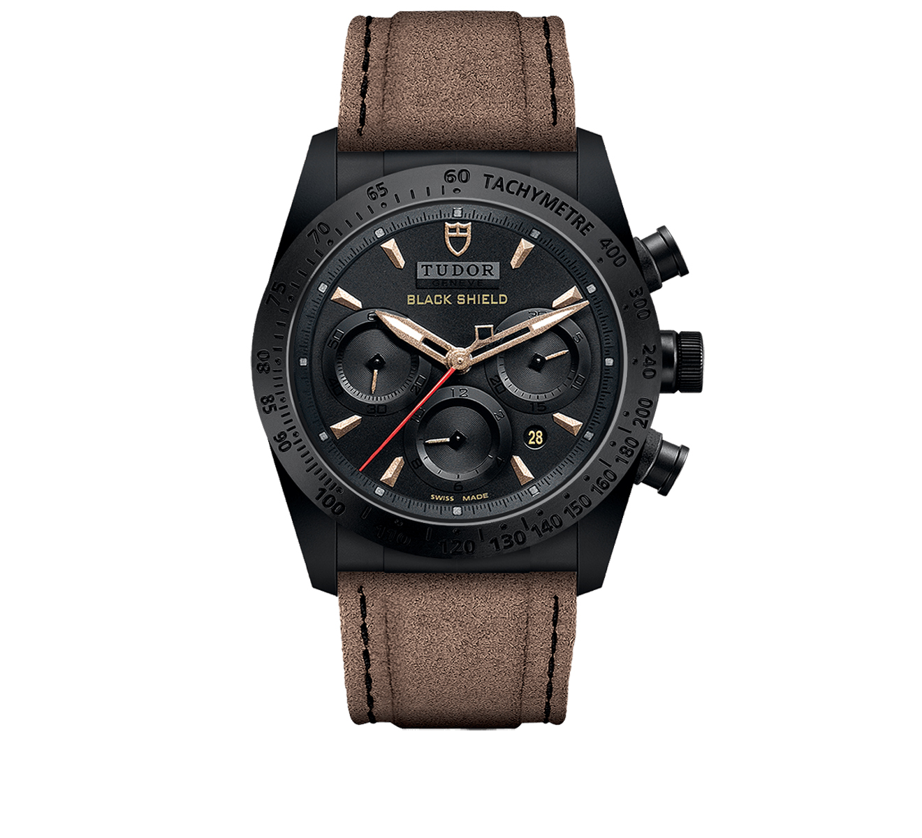 Black Shield Tudor Tudor Fastrider 42000CN CALF BLACK BRONZE 42 Mercury