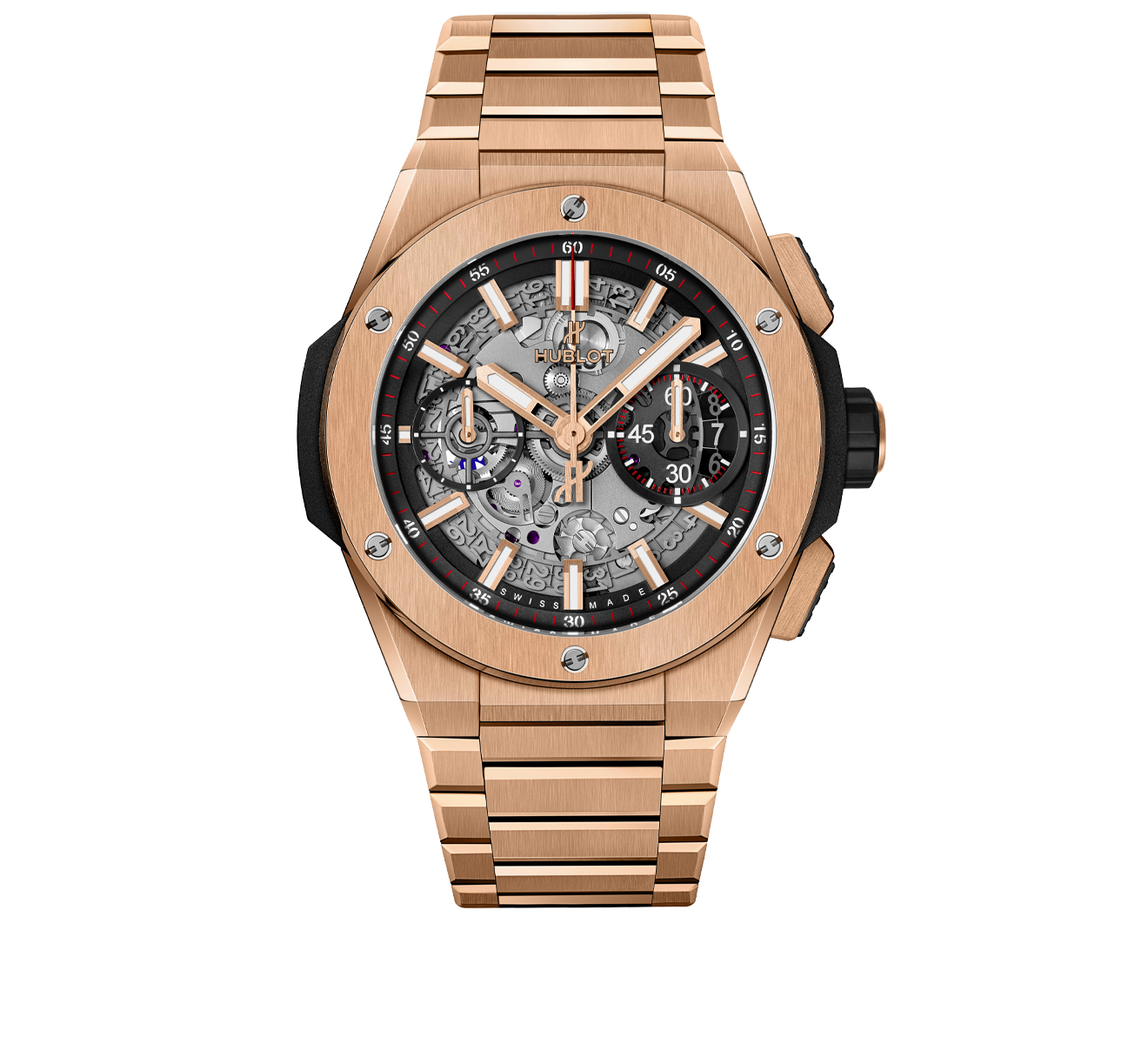 Integrated King Gold HUBLOT Big Bang 451.OX.1180.OX 42 Mercury